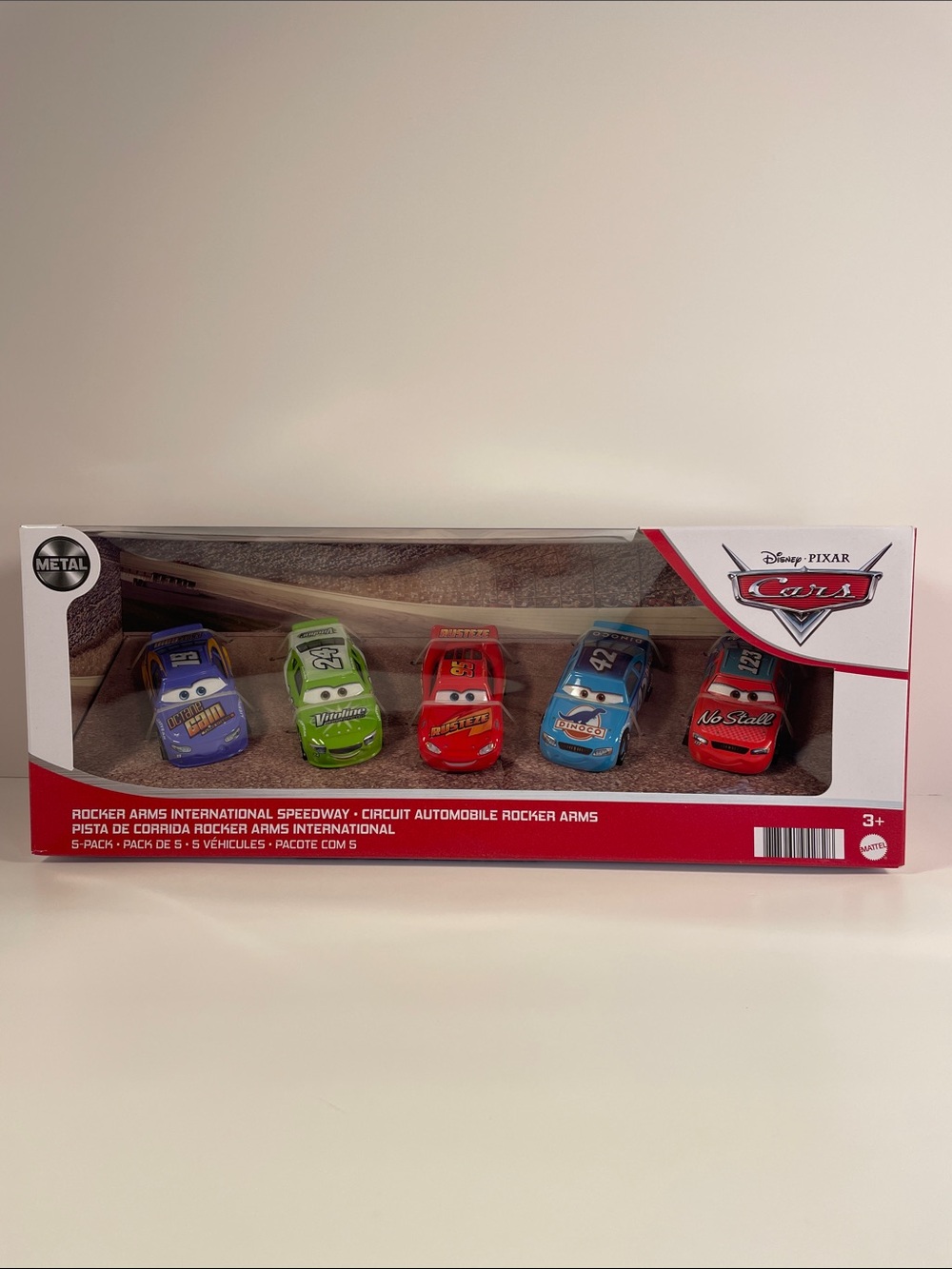 5-Pack Metal Die-Cast Race Car Set - Multicolor-cardboard dented